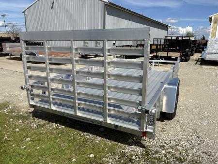 New 2026 Sport Haven 7'X12' DELUXE ALUMINUM W/ATV RAMP SIDES Utility Trailer