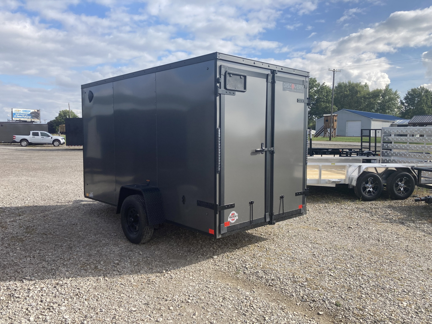 New 2026 Discovery 6x12 Cargo Trailer - Rear Double Doors