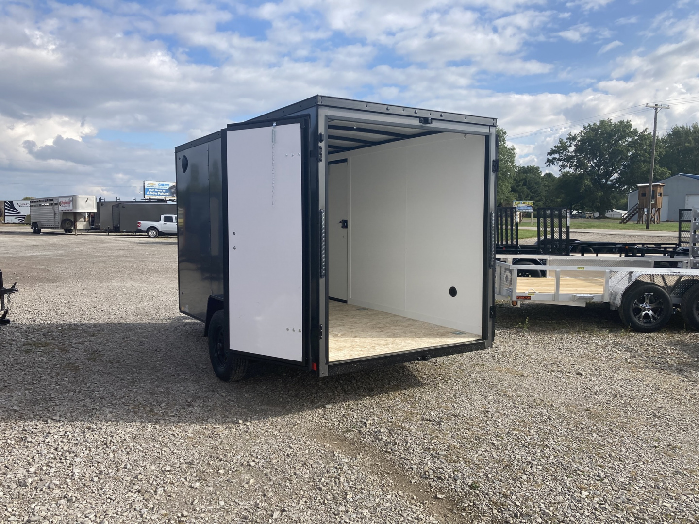 New 2026 Discovery 6x12 Cargo Trailer - Rear Double Doors