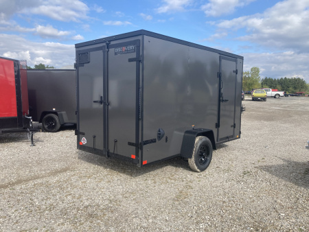 New 2026 Discovery 6x12 Cargo Trailer - Rear Double Doors