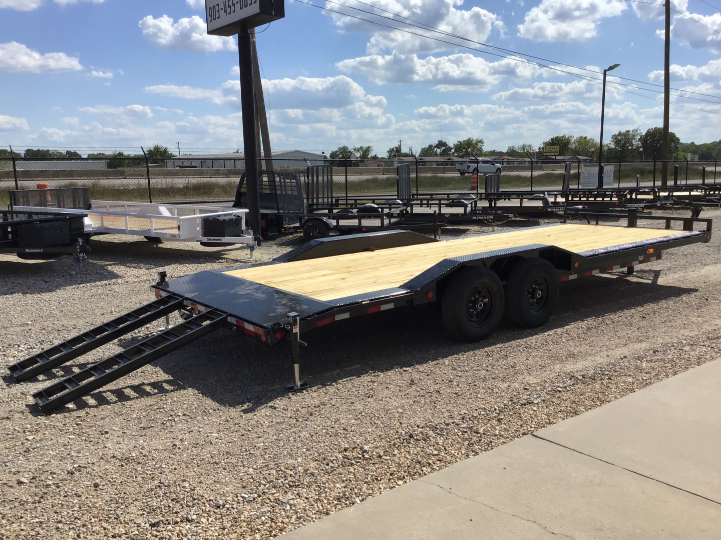 New 2026 PJ 102"x24' Super-Wide Equipment Trailer – B6