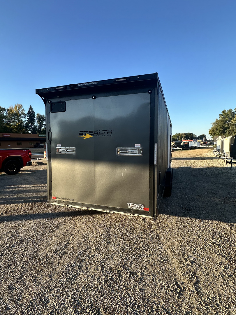 New 7.5x27 Stealth Predator Enclosed Snowmobile UTV Trailer