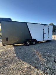 New 7.5x27 Stealth Predator Enclosed Snowmobile UTV Trailer