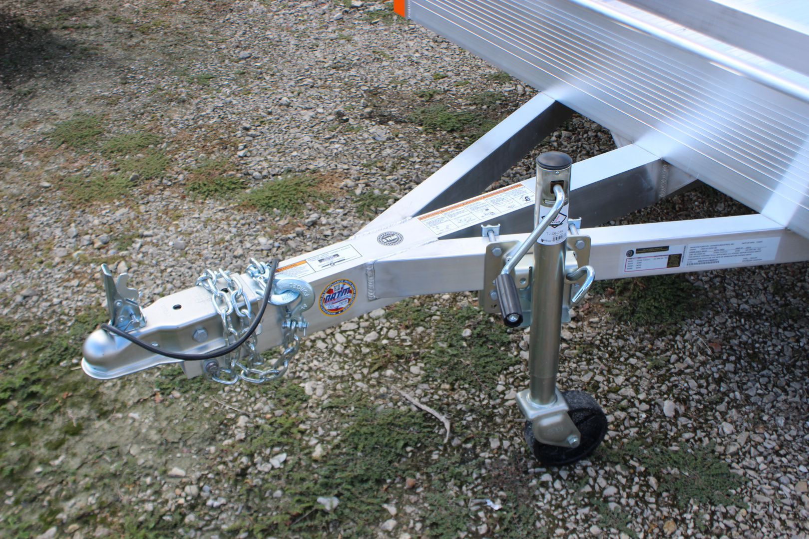 New 2026 Bear Track 76"x10' aluminum Utility Trailer