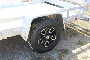 New 2026 Bear Track 76"x10' aluminum Utility Trailer