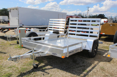 New 2026 Bear Track 76"x10' aluminum Utility Trailer