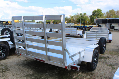 New 2026 Bear Track 76"x10' aluminum Utility Trailer