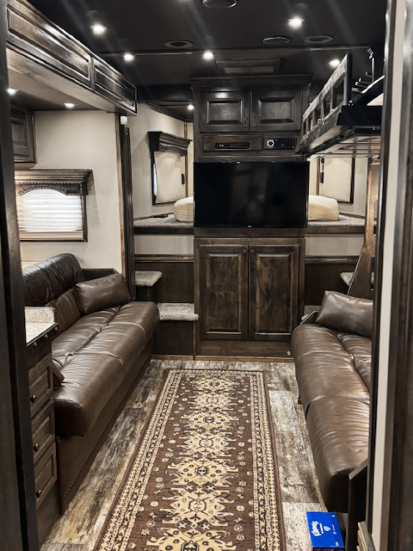Used 2021 Bloomer 4 Horse Living Quarters Horse Trailer
