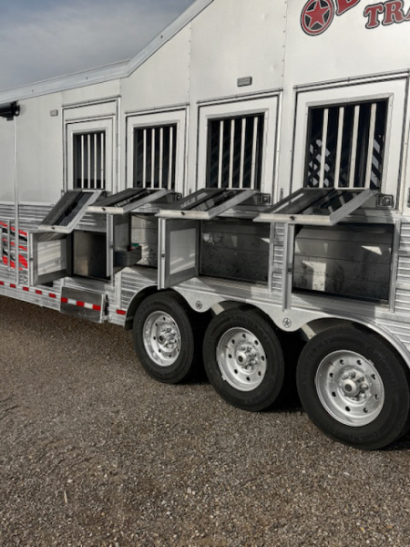 Used 2021 Bloomer 4 Horse Living Quarters Horse Trailer