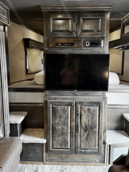 Used 2021 Bloomer 4 Horse Living Quarters Horse Trailer