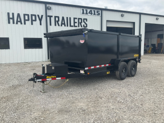 New 2026 Big Tex 83"x14' 14K LX Channel Tandem Axle Dump Trailer w/ 48" Sides – 14LX