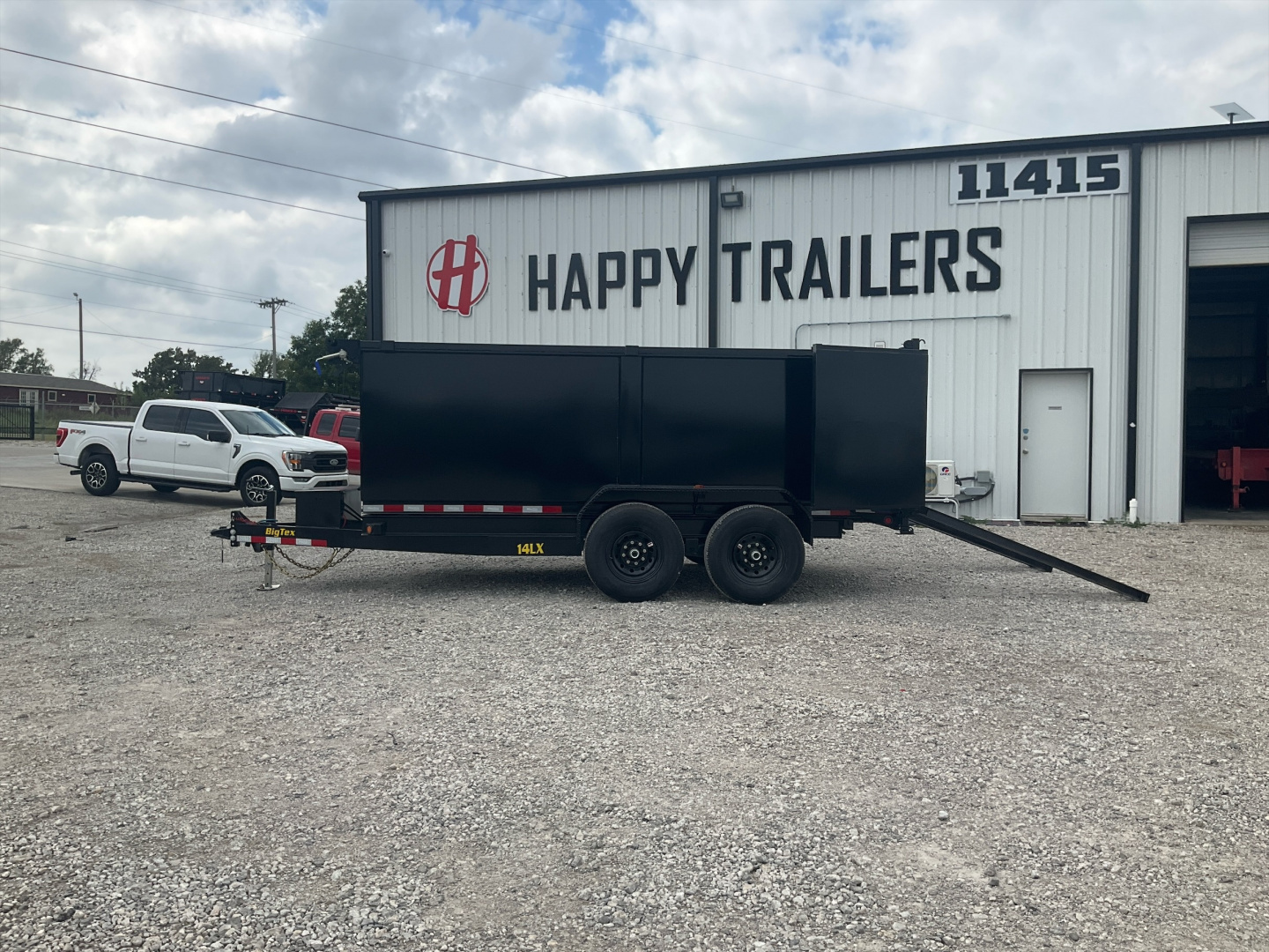 New 2026 Big Tex 83"x14' 14K LX Channel Tandem Axle Dump Trailer w/ 48" Sides – 14LX