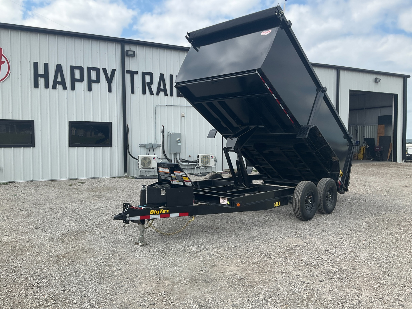 New 2026 Big Tex 83"x14' 14K LX Channel Tandem Axle Dump Trailer w/ 48" Sides – 14LX