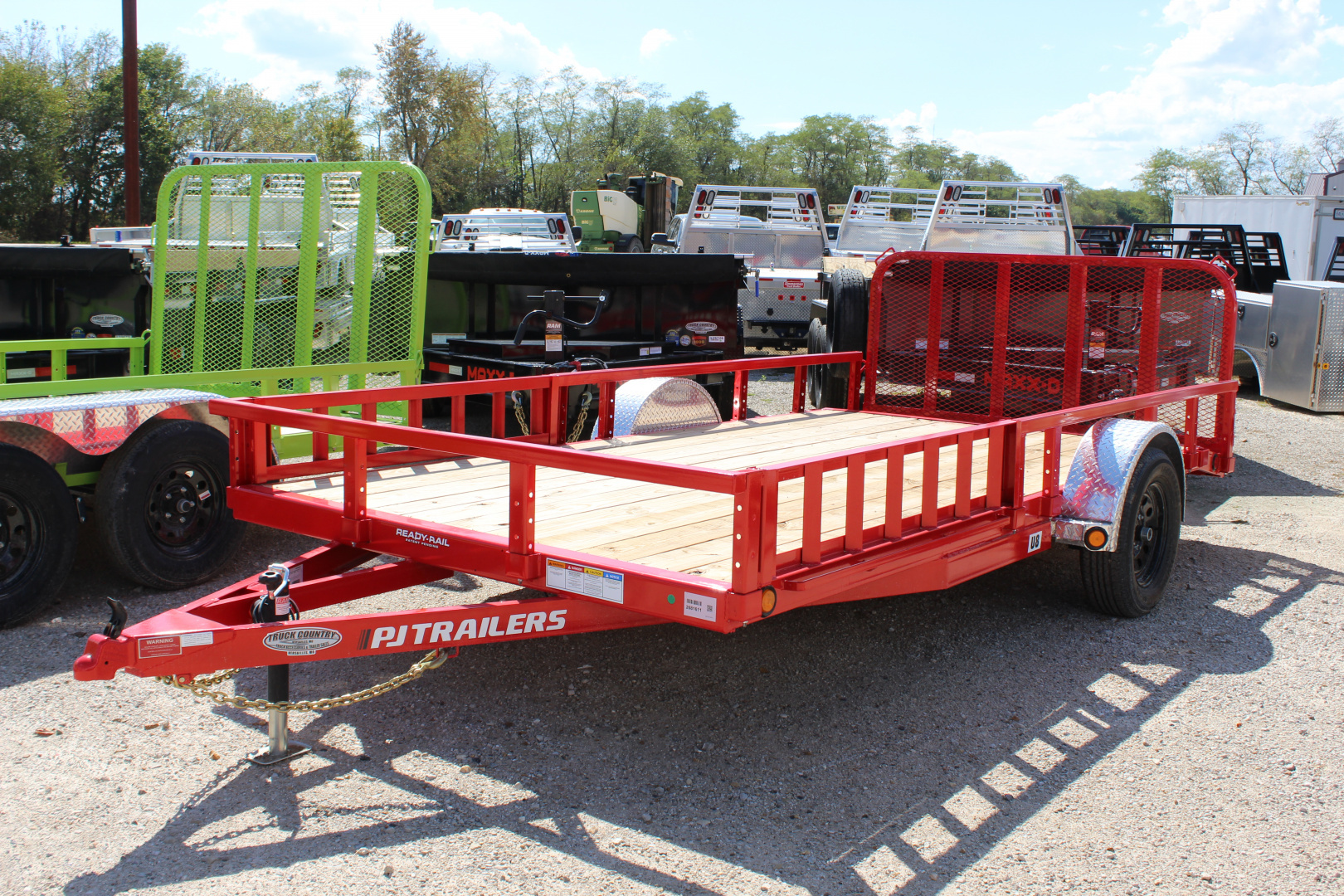 New 2026 PJ TRAILERS 83" x 14' U8 Utility Trailer