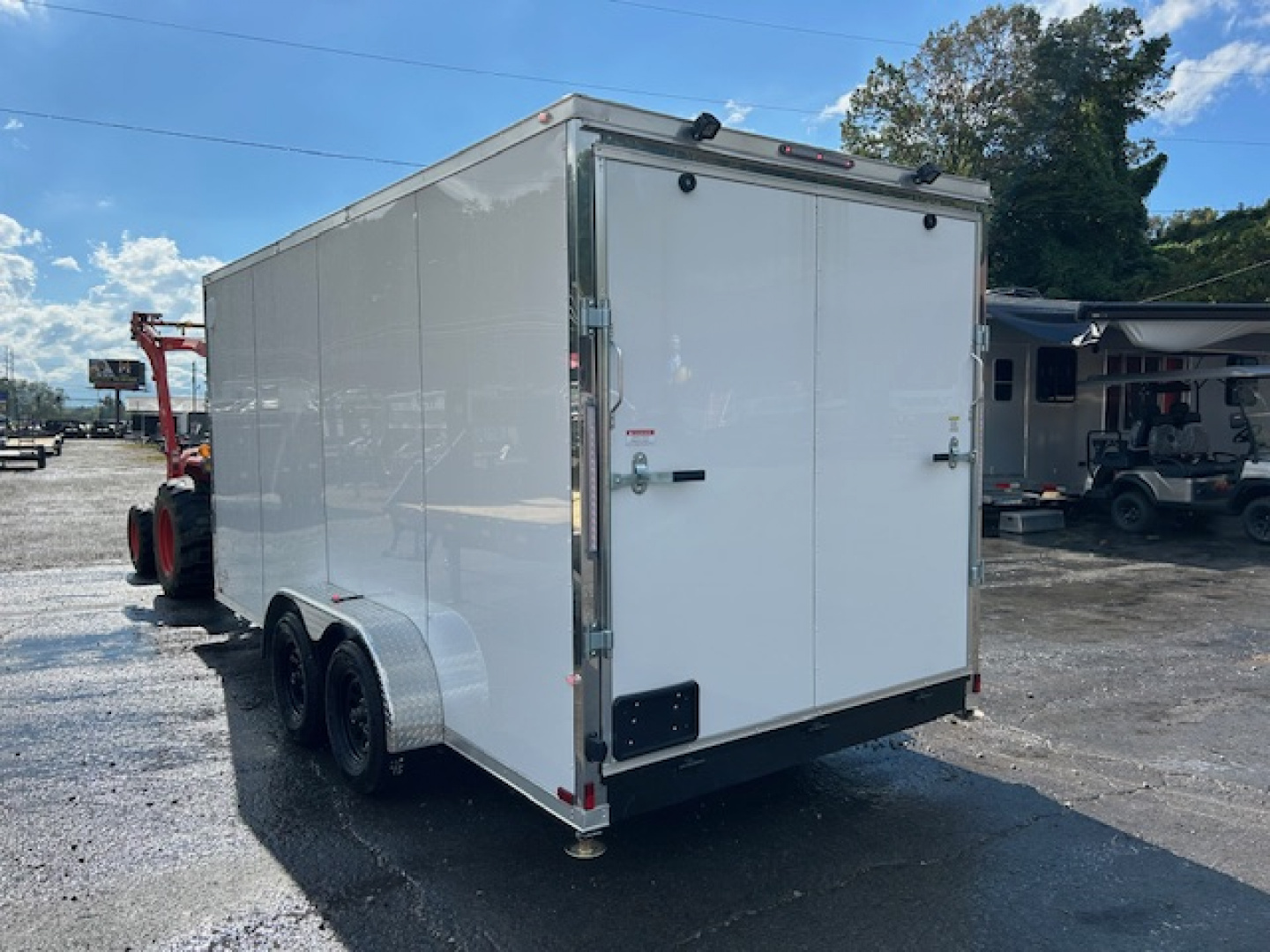 New 2026 Outlaw Trailers 7x16 7k w/int lights Cargo / Enclosed Trailer