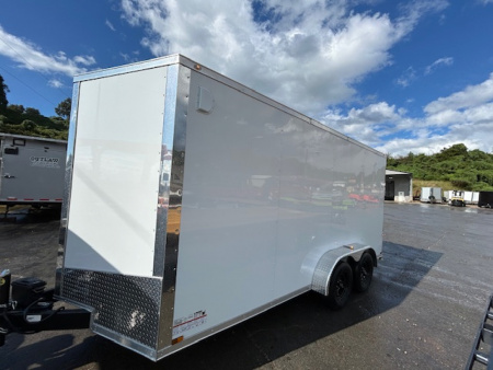 New 2026 Outlaw Trailers 7x16 7k w/int lights Cargo / Enclosed Trailer
