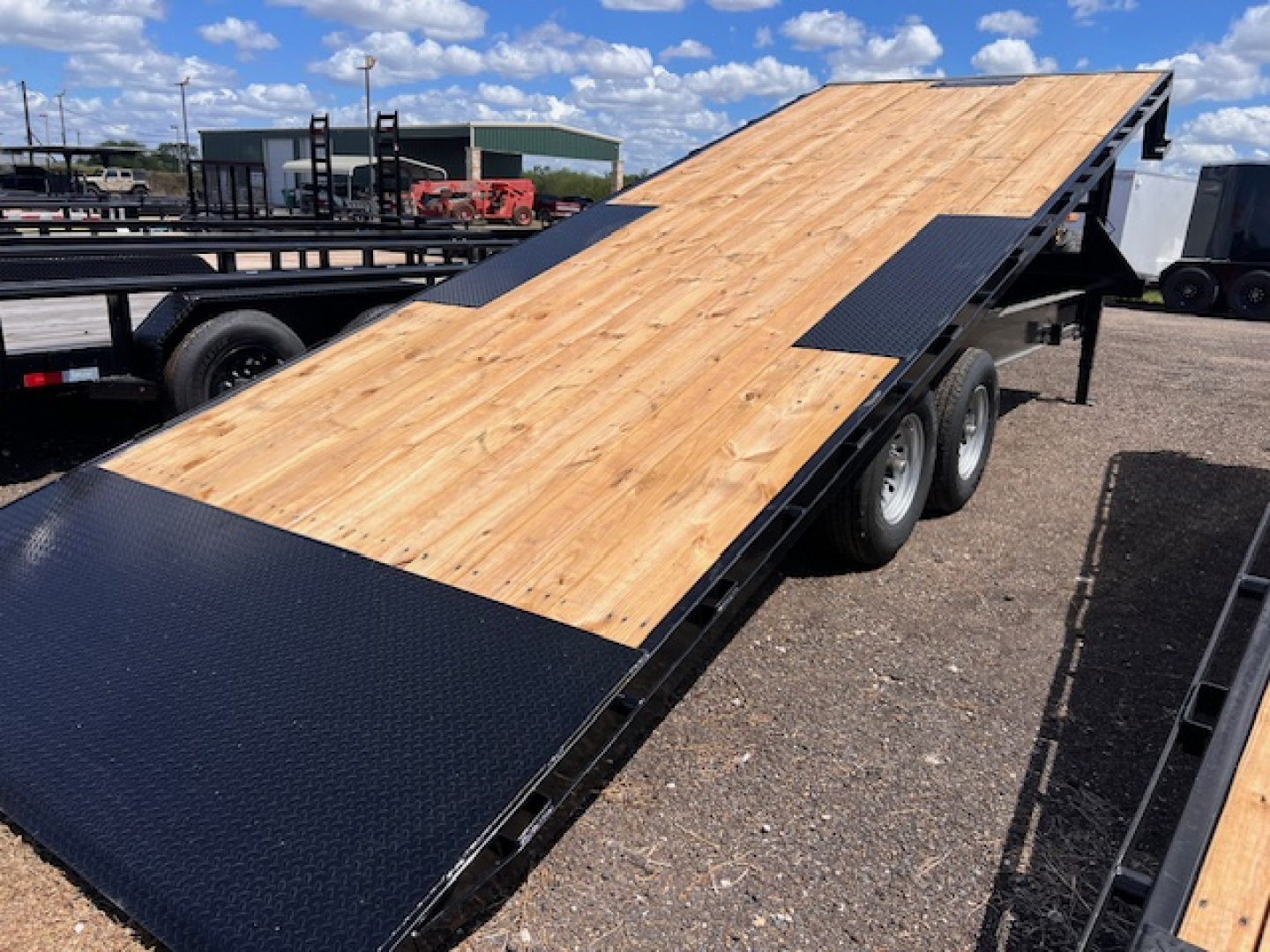 New 2026 East Texas Trailers 102x24ft Gooseneck Tilt Flatbed Trailer