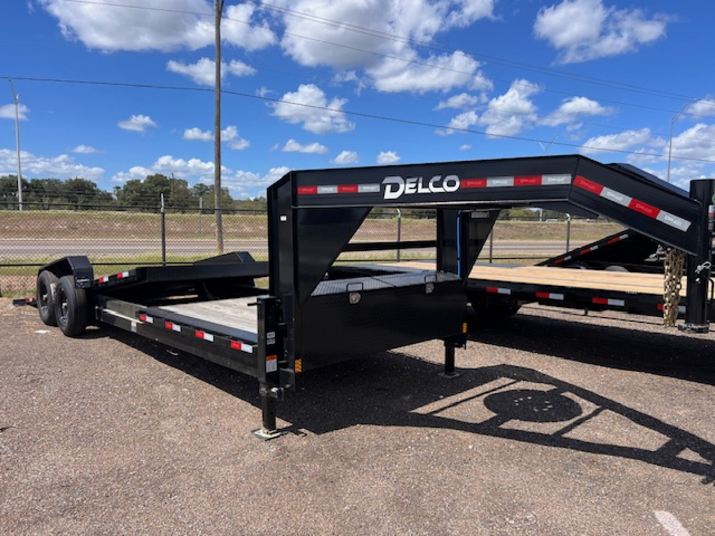 New 2025 Delco Trailers 83x24ft Gooseneck Tilt Equipment Trailer