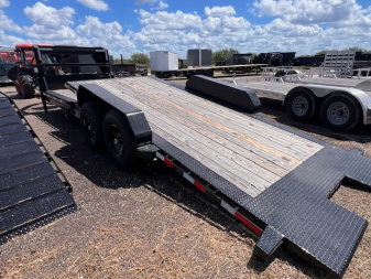 New 2025 Delco Trailers 83x24ft Gooseneck Tilt Equipment Trailer