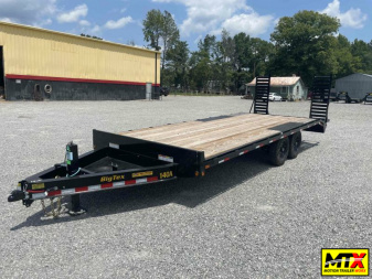 New 2026 Big Tex Trailers 22' 14OA 14K w/ Fold Up Ramps Deckover Trailer