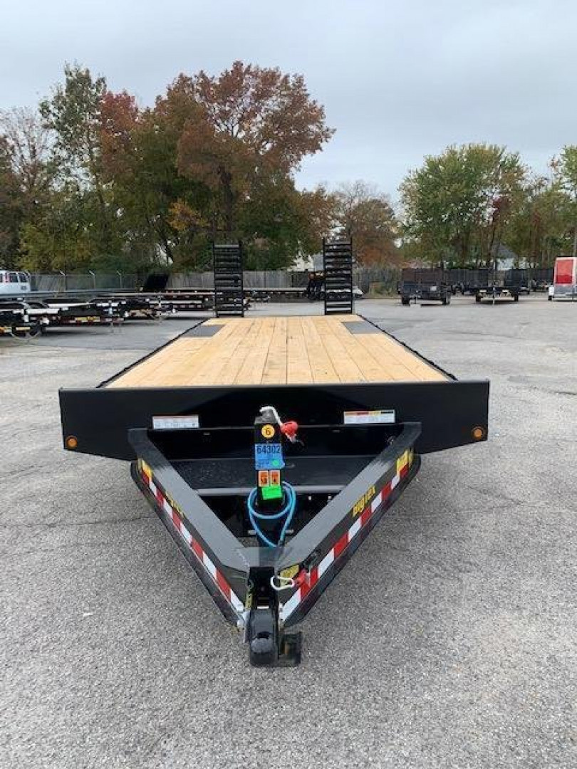New 2026 Big Tex Trailers 24' 14OA 14K w/ Fold Up Ramps Deckover Trailer