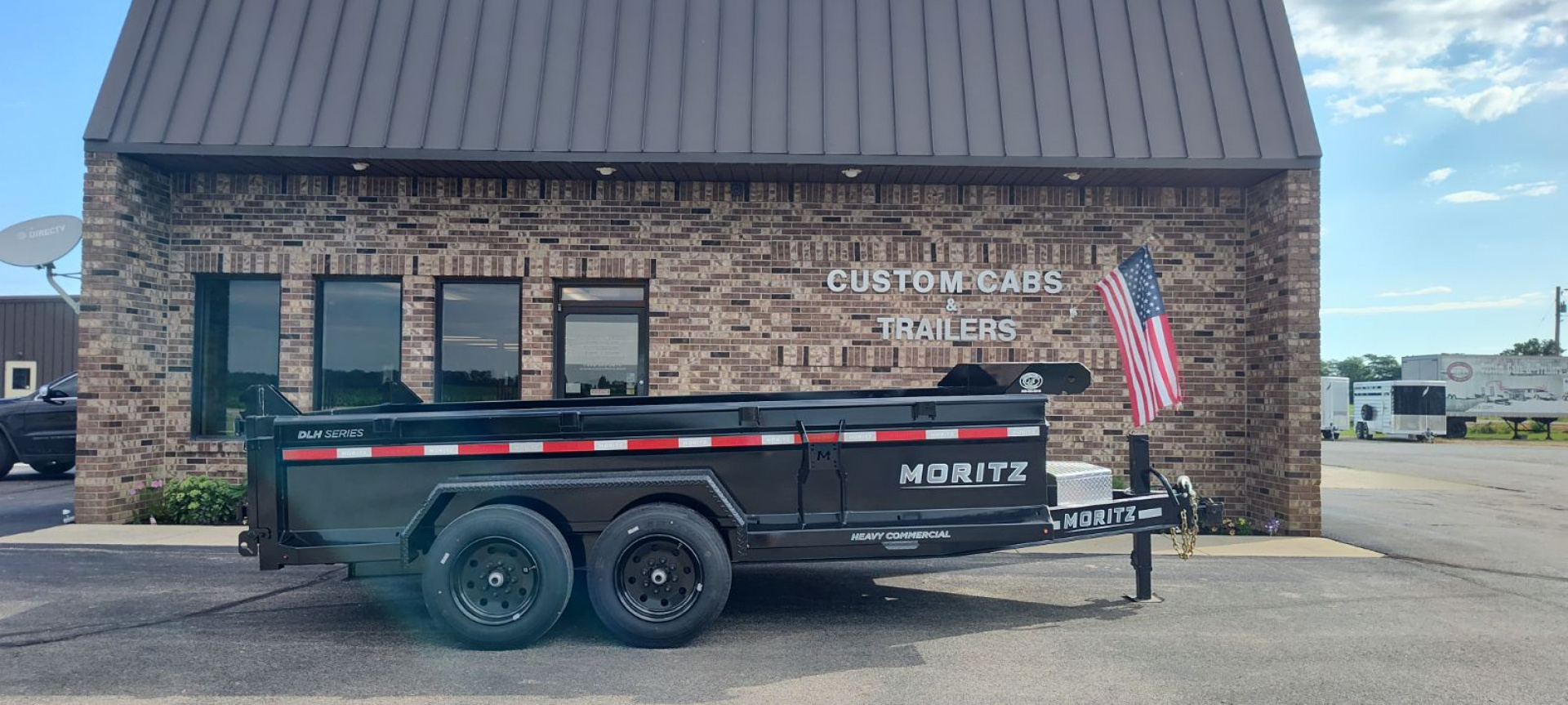 New 2026 Moritz International 6'10"x14' Dump Trailer