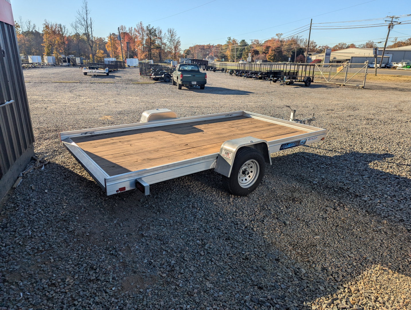 New 2024 Aluma 7812ESW-Tilt Utility Trailer