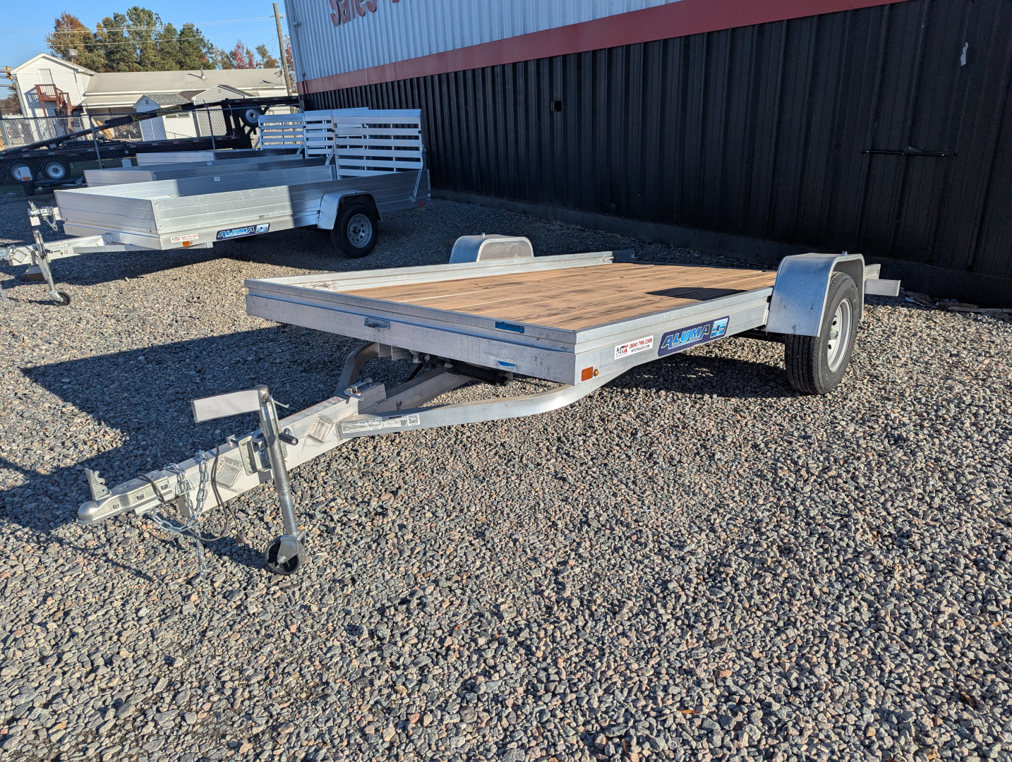 New 2024 Aluma 7812ESW-Tilt Utility Trailer