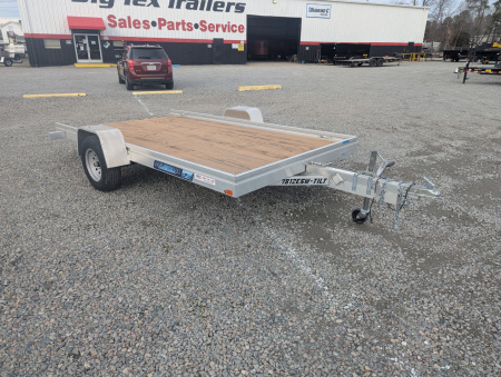 New 2024 Aluma 7812ESW-Tilt Utility Trailer