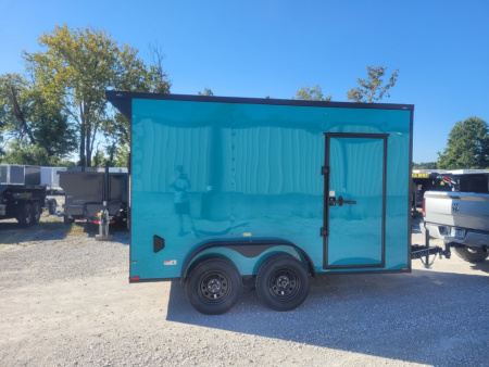 New 2026 Quality Cargo 7x12 TA Cargo / Enclosed Trailer, 7' interior height, .080 Polycore exterior, 35k axles