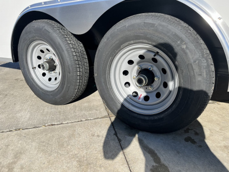 New NEW 2026 AERO 8.5x20 +2’V, 7’ TALL, QUALITY Enclosed Rear Ramp Car Hauler Cargo Trailer