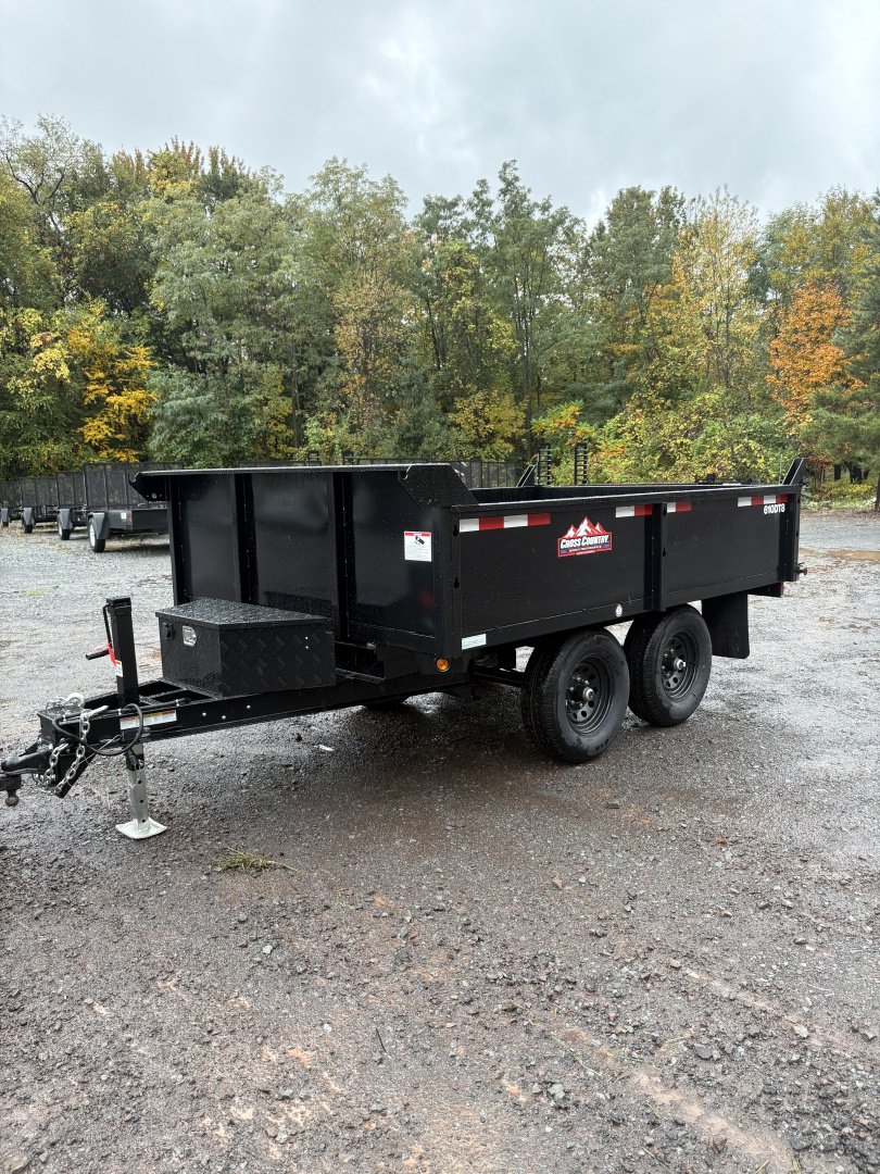 New 2026 Cross Country Manufacturing 6x10 10K Deck Over Dump Trailer w/ Standard Gate