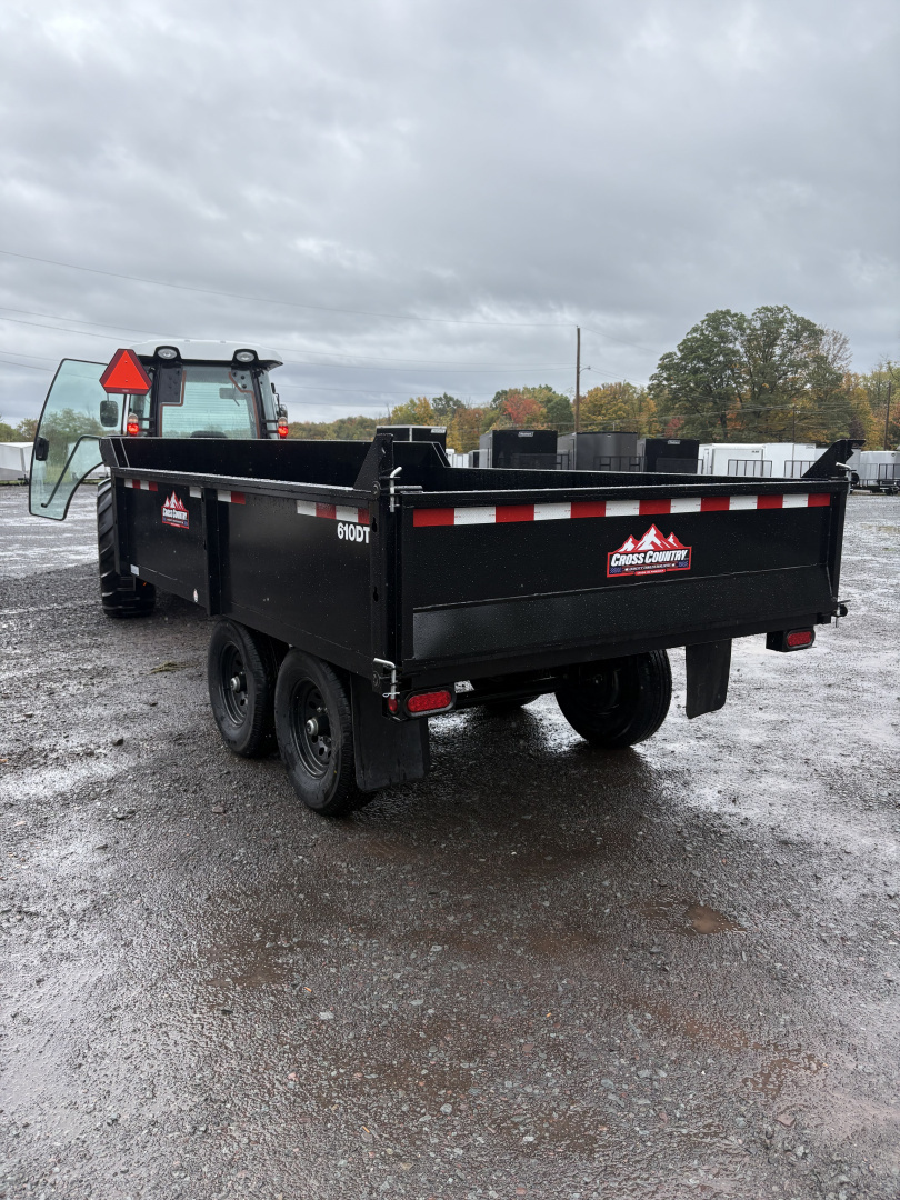 New 2026 Cross Country Manufacturing 6x10 10K Deck Over Dump Trailer w/ Standard Gate