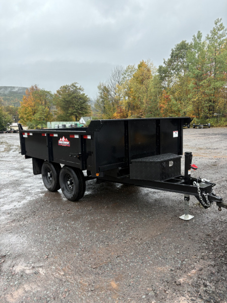 New 2026 Cross Country Manufacturing 6x10 10K Deck Over Dump Trailer w/ Standard Gate