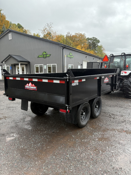 New 2026 Cross Country Manufacturing 6x10 10K Deck Over Dump Trailer w/ Standard Gate