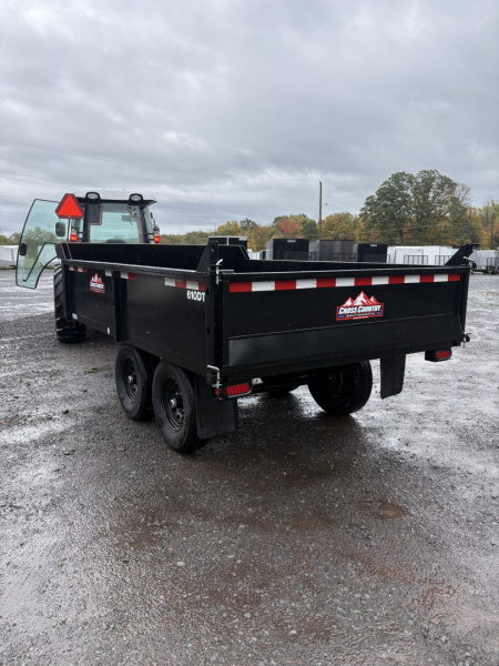 New 2026 Cross Country Manufacturing 6x10 10K Deck Over Dump Trailer w/ Standard Gate