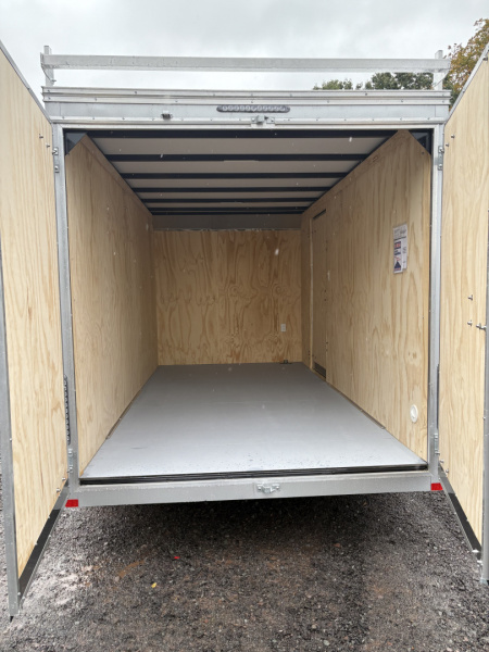 New 2026 Car Mate Trailers 7x14 7K 80" Interior Height Contractor with Rear Double Doors