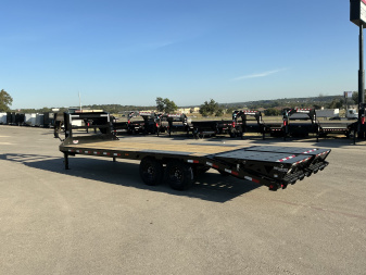 New 2026 PJ 102”x25’ Quest Gooseneck Flatbed w/ Singles – LQ