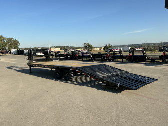 New 2026 PJ 102”x25’ Quest Gooseneck Flatbed w/ Singles – LQ