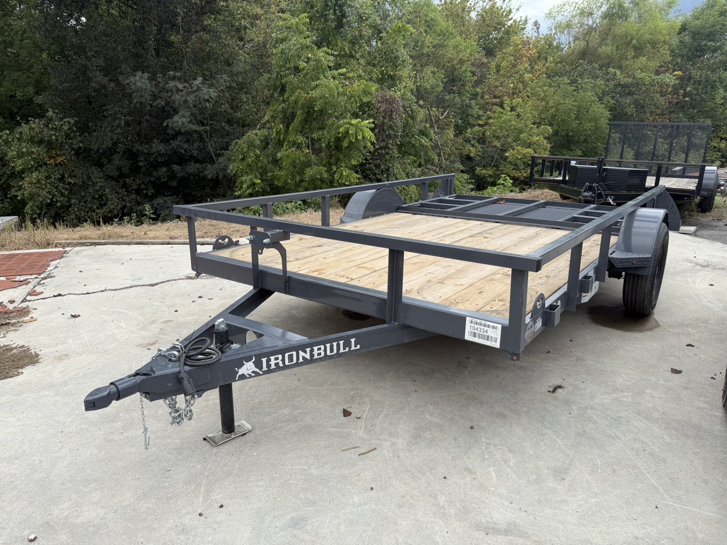 New 2026 Iron Bull UTB 83X12 UTILITY, FOLD FLAT GATE Utility Trailer