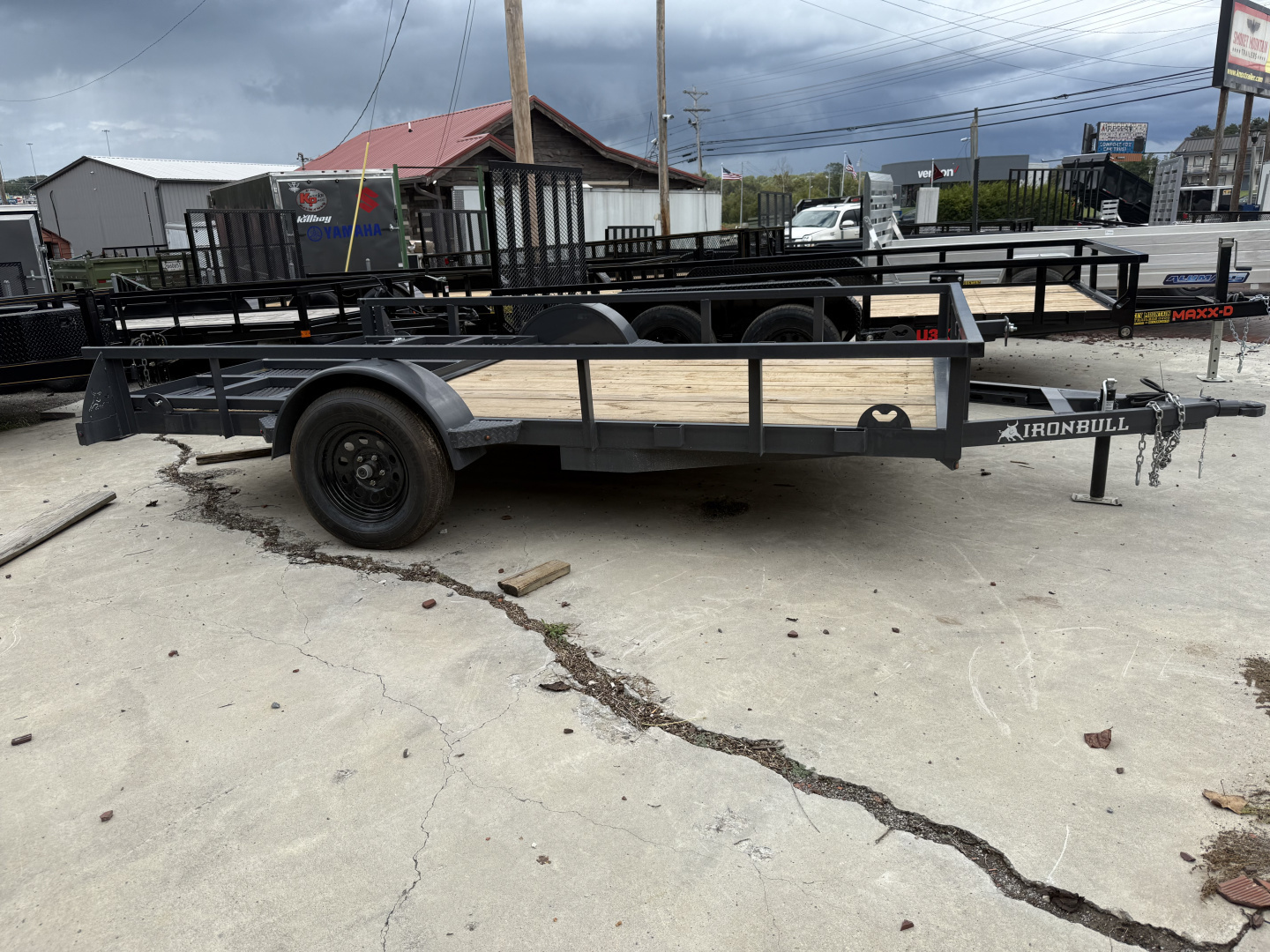 New 2026 Iron Bull UTB 83X12 UTILITY, FOLD FLAT GATE Utility Trailer