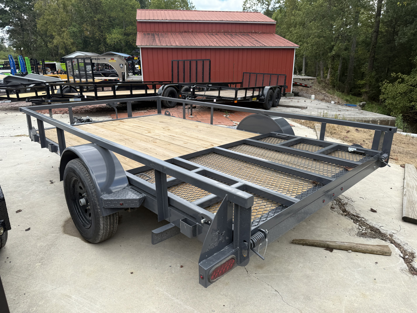 New 2026 Iron Bull UTB 83X12 UTILITY, FOLD FLAT GATE Utility Trailer