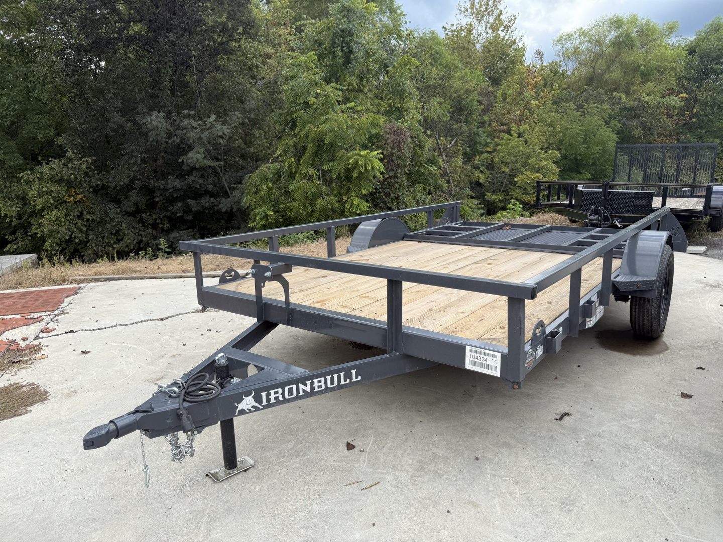 New 2026 Iron Bull UTB 83X12 UTILITY, FOLD FLAT GATE Utility Trailer