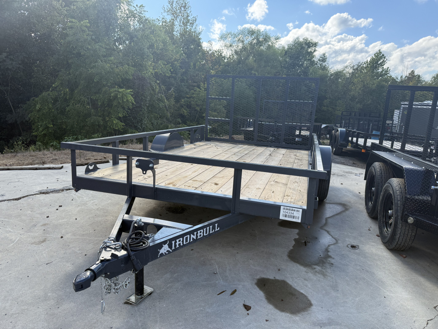 New 2026 Iron Bull UTB 83X12 UTILITY, FOLD FLAT GATE Utility Trailer