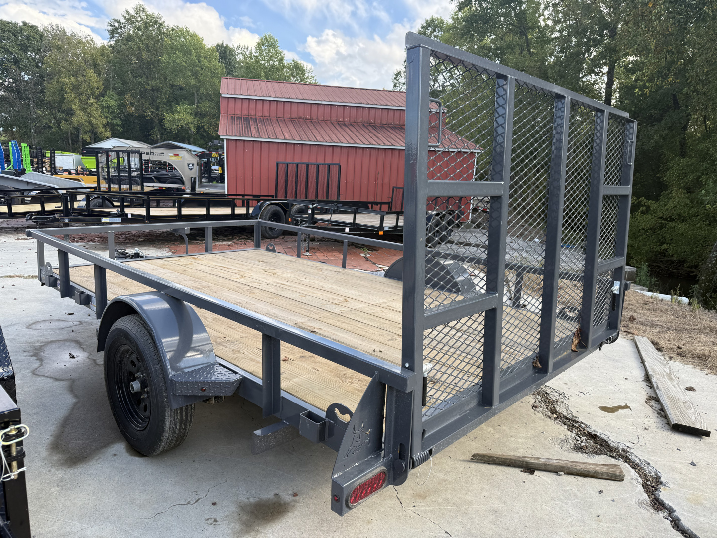 New 2026 Iron Bull UTB 83X12 UTILITY, FOLD FLAT GATE Utility Trailer