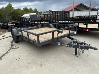 New 2026 Iron Bull UTB 83X12 UTILITY, FOLD FLAT GATE Utility Trailer