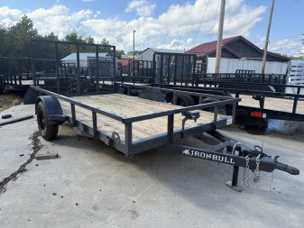 New 2026 Iron Bull UTB 83X12 UTILITY, FOLD FLAT GATE Utility Trailer