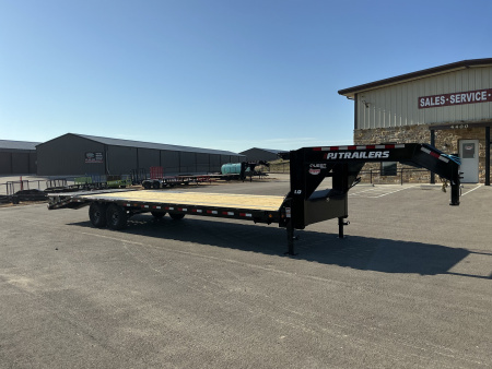 New 2026 PJ 102”x30’ Quest Gooseneck Flatbed w/ Singles – LQ
