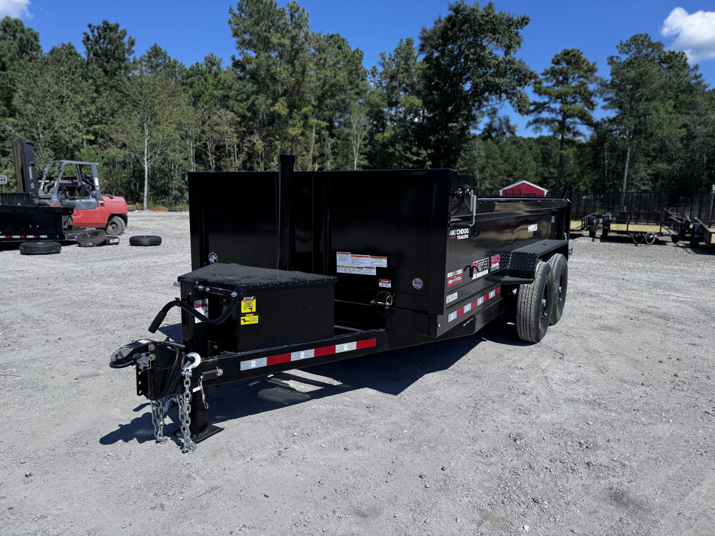 New Watchdog Hoss 7x14 14K Telescoping Front Lift Dump Trailer