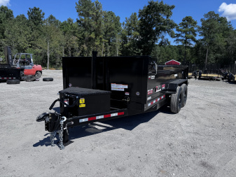 New Watchdog Hoss 7x14 14K Telescoping Front Lift Dump Trailer